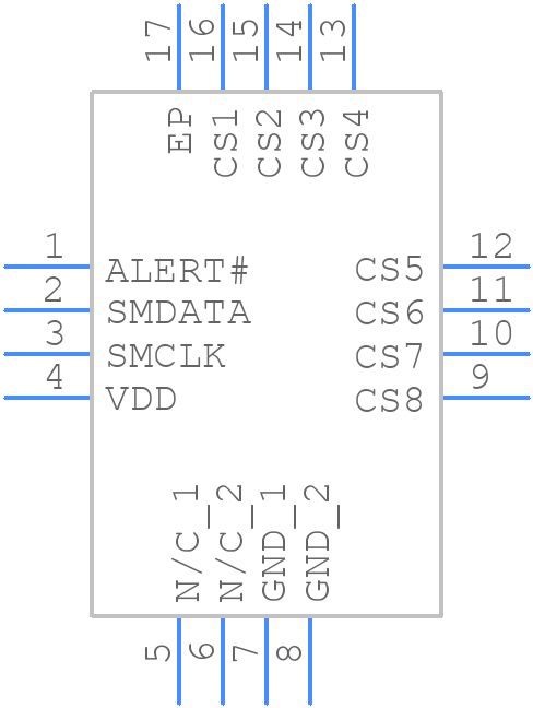 CAP1208-1-A4-TR - Microchip - PCB symbol
