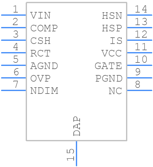 LM3429Q1MHX/NOPB - Texas Instruments - PCB symbol