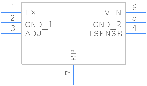 ZXLD1366DACTC - Diodes Incorporated - PCB symbol