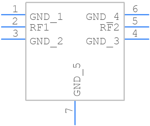 HMC652LP2E - Analog Devices - PCB symbol