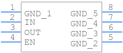 ADP1720ARMZ-3.3-R7 - Analog Devices - PCB symbol