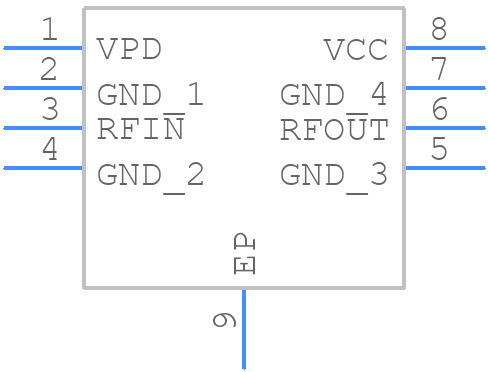 HMC326MS8G - Analog Devices - PCB symbol