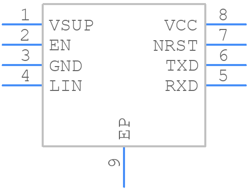PTLIN10285DRBRQ1 - Texas Instruments - PCB symbol