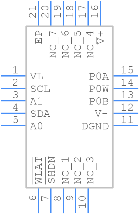 MCP45HV51-104E/MQ - Microchip - PCB symbol