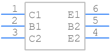 ZXTC2045E6TA - Diodes Incorporated - PCB symbol