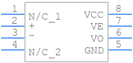 FOD260LS - onsemi - PCB symbol