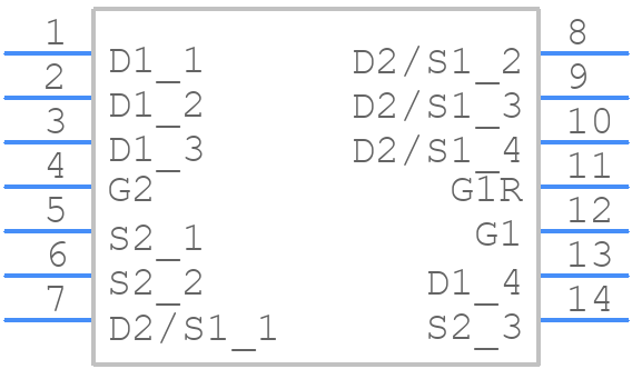 FDMD8280 - onsemi - PCB symbol