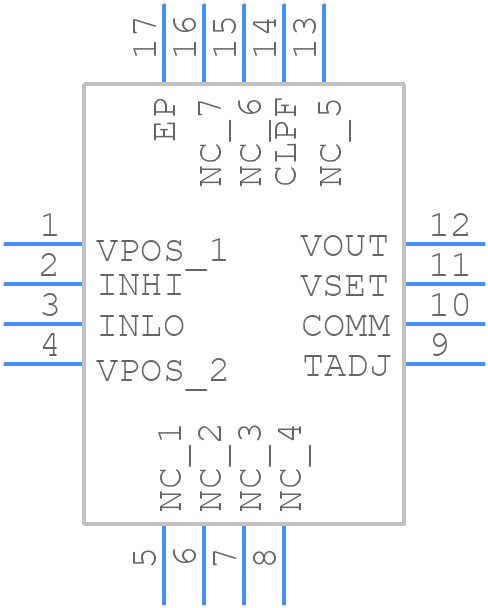 ADL5513ACPZ-R7 - Analog Devices - PCB symbol
