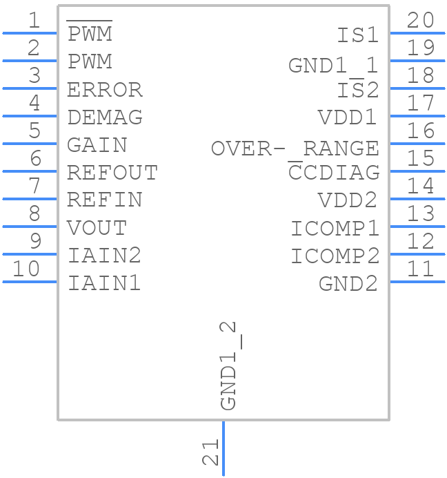 V62/08630-01XE - Texas Instruments - PCB symbol