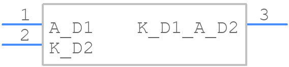 BAS 70-04W H6327 - Infineon - PCB symbol