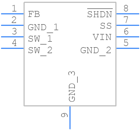 LT3467IDDB#PBF - Analog Devices - PCB symbol