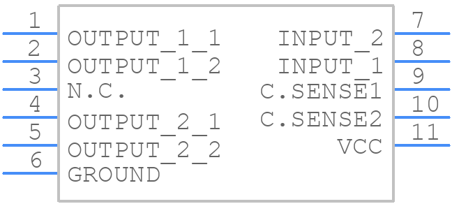 VND830ASPTR-E - STMicroelectronics - PCB symbol