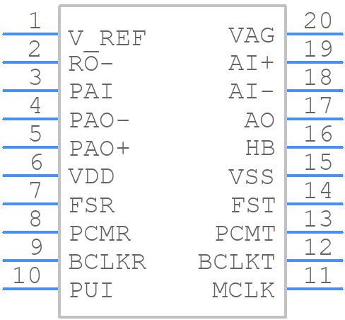 W681360WG - Nuvoton - PCB symbol