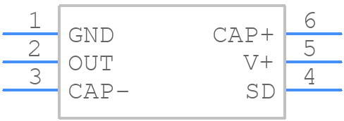 LM2664M6X - Texas Instruments - PCB symbol