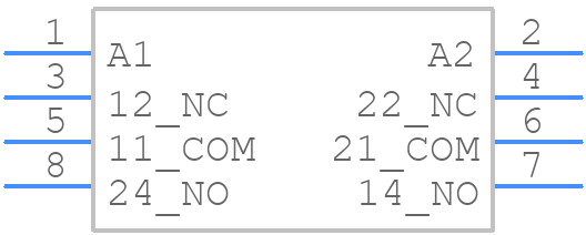 V23047A1024A501 - TE Connectivity - PCB symbol