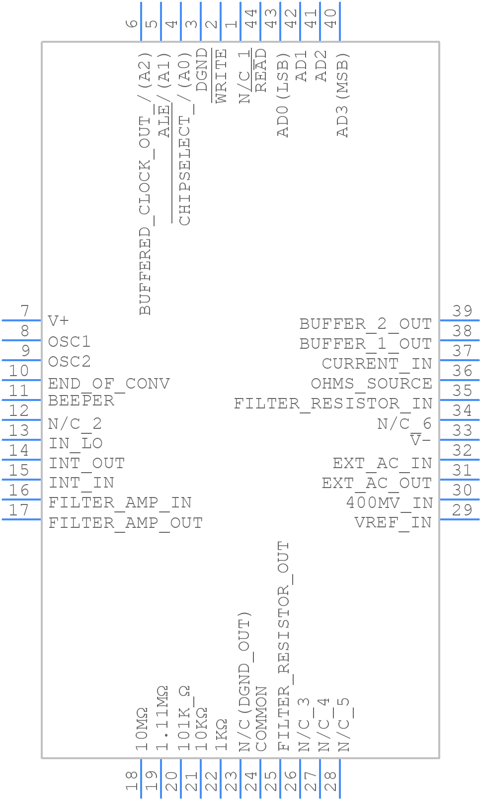 MAX133CQH+D - Analog Devices - PCB symbol
