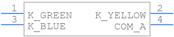 598-8740-307F - Dialight - PCB symbol