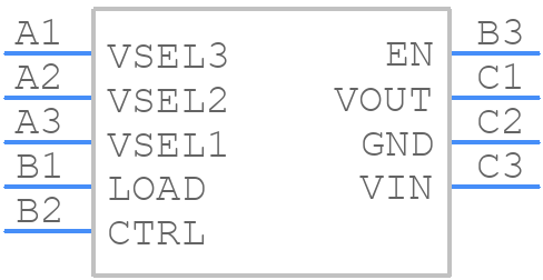 TPS82740BSIPR - Texas Instruments - PCB symbol