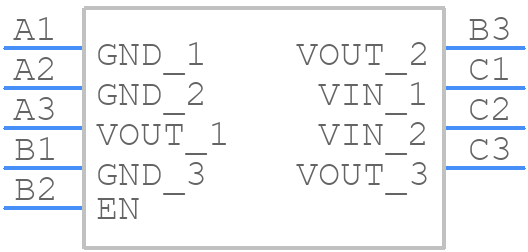 TPS81256SIPR - Texas Instruments - PCB symbol