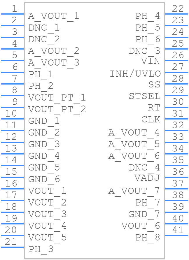 TPS84259RKGR - Texas Instruments - PCB symbol