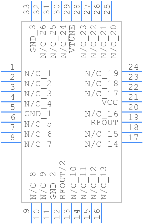 HMC507LP5E - Analog Devices - PCB symbol
