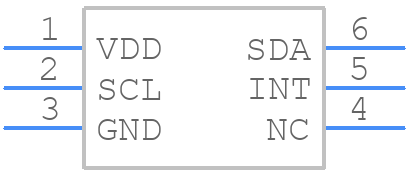 TCS34725FN - ams OSRAM - PCB symbol
