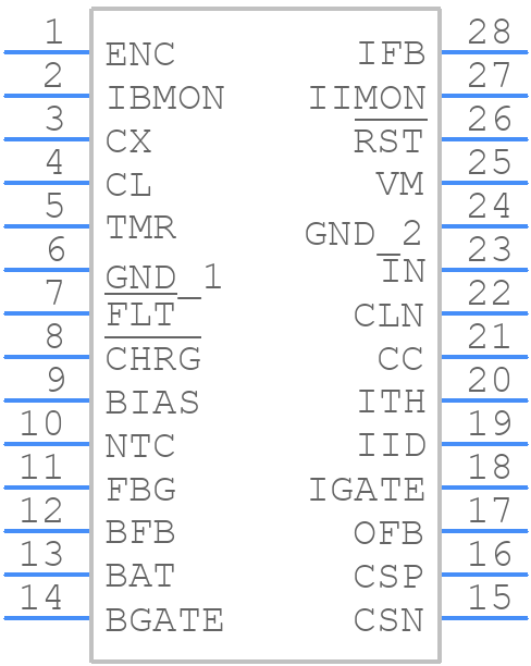 LTC4000IGN-1#TRPBF - Analog Devices - PCB symbol