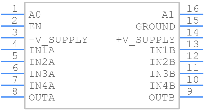 MPC509AP - Texas Instruments - PCB symbol