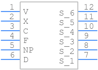 TOP264VG - Power Integrations - PCB symbol