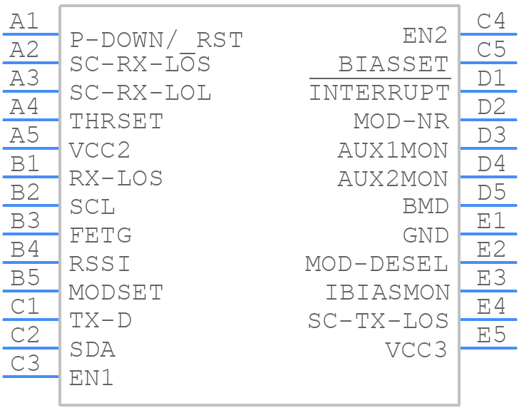DS1862B+ - Analog Devices - PCB symbol