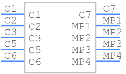 78800-0001 - Molex - PCB symbol