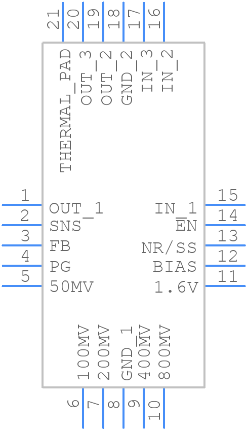 TPS7A8400RGRT - Texas Instruments - PCB symbol
