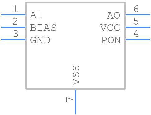 BGA715N7E6327XTSA2 - Infineon - PCB symbol