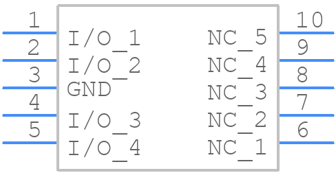 DF10G5M4N,LF - Toshiba - PCB symbol