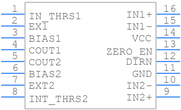 MAX9926UAEE+ - Analog Devices - PCB symbol