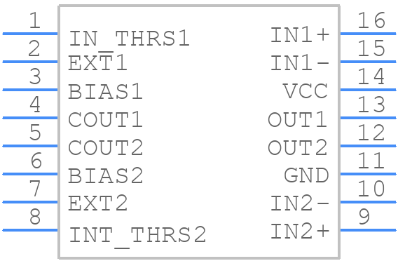 MAX9927AEE+ - Analog Devices - PCB symbol