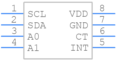 ADT7410TRZ - Analog Devices - PCB symbol