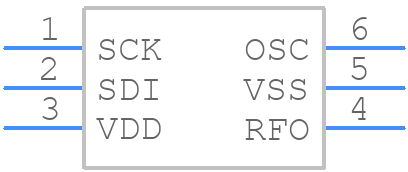 MICRF114T-I/OT - Microchip - PCB symbol