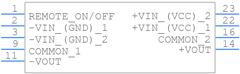 THD 10-2423 - Traco Power - PCB symbol