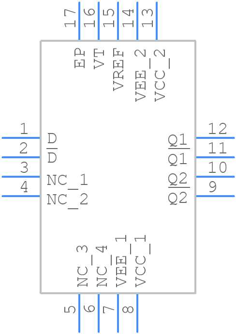 ADCLK925BCPZ-WP - Analog Devices - PCB symbol