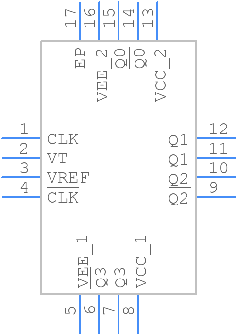 ADCLK944BCPZ-WP - Analog Devices - PCB symbol