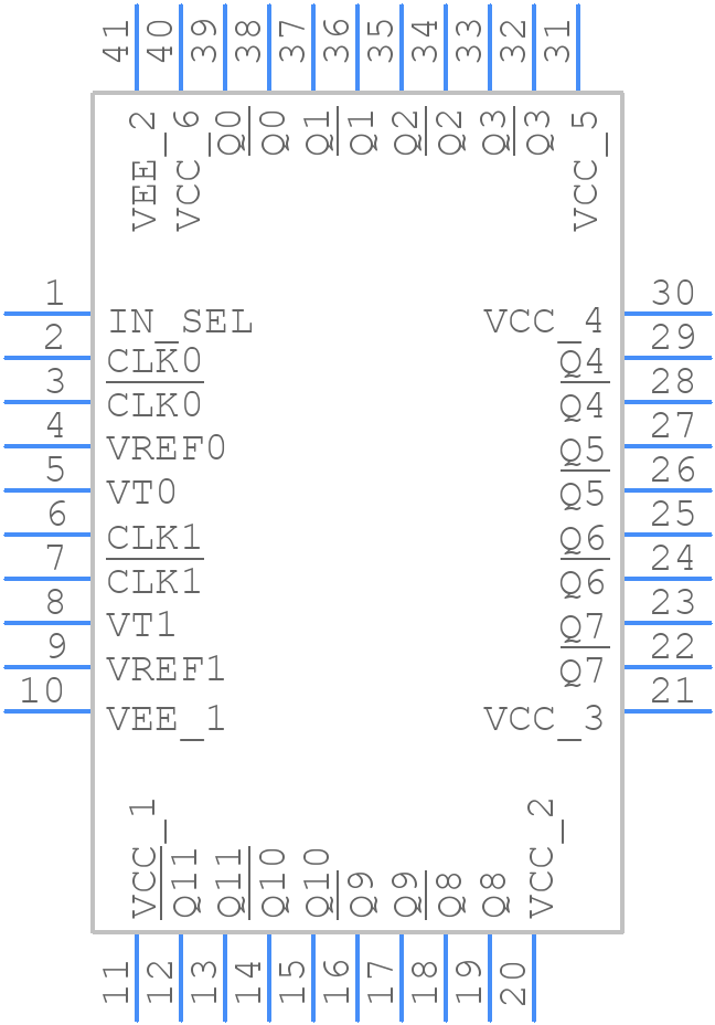 ADCLK954BCPZ - Analog Devices - PCB symbol
