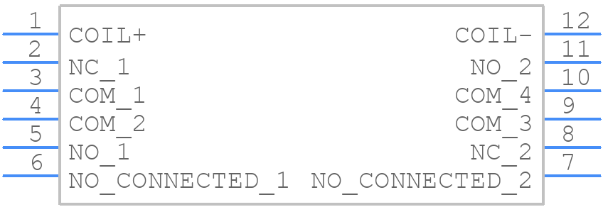 S2-24VDC - Panasonic - PCB symbol