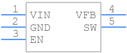 XRP6658ISTR-F - EXAR - PCB symbol