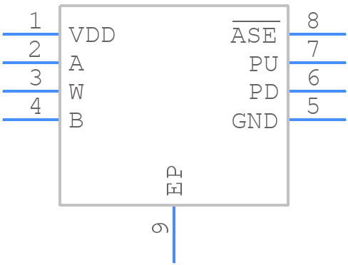 AD5116BCPZ80-500R7 - Analog Devices - PCB symbol