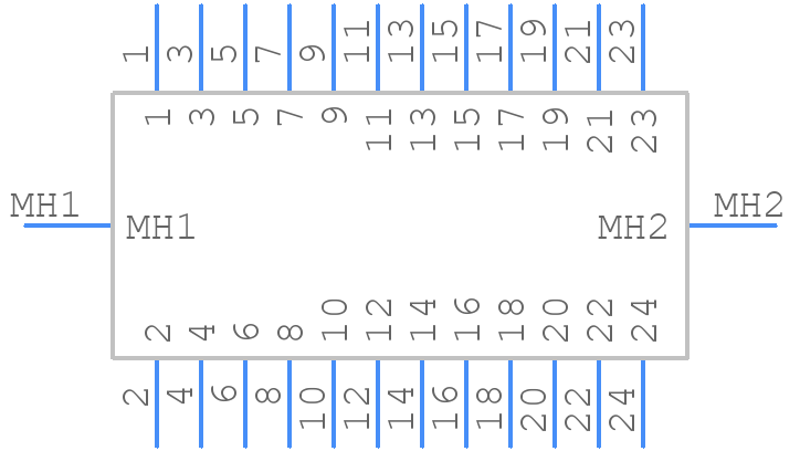 24-3553-10 - ARIES - PCB symbol