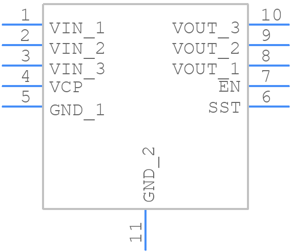 STEF4SPUR - STMicroelectronics - PCB symbol