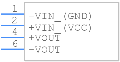 TMR 1-2411 - Traco Power - PCB symbol