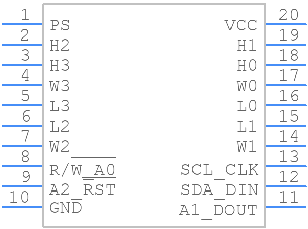 DS1844-010+ - Analog Devices - PCB symbol