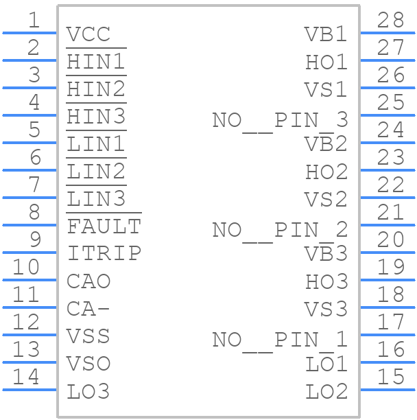 IRS2330DSPBF - Infineon - PCB symbol